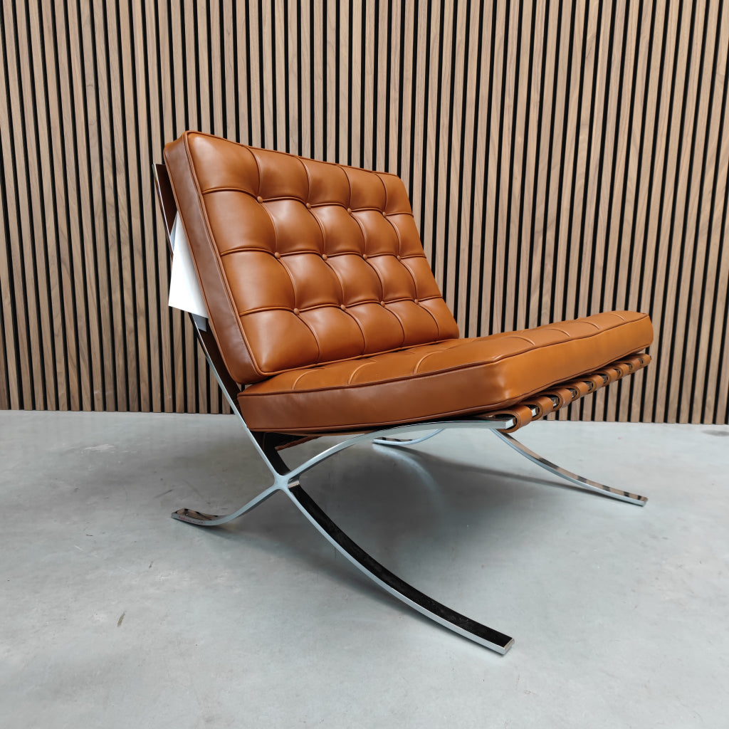 Knoll Barcelona Chair - Venezia Relax Cognac