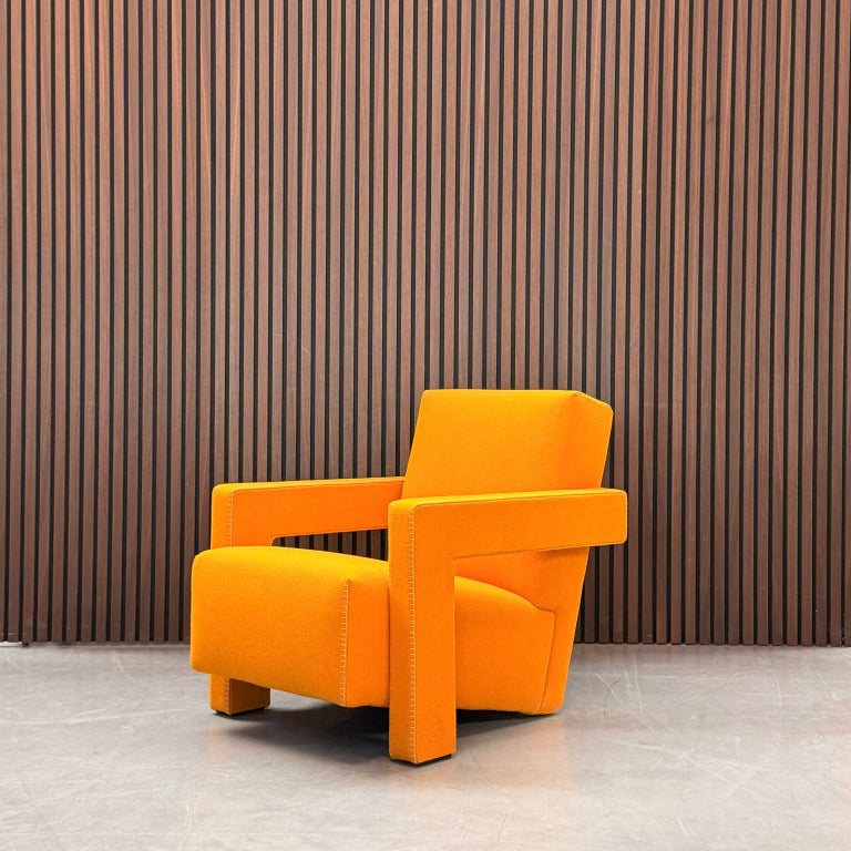 Cassina Utrecht Chair – Orange Fabric