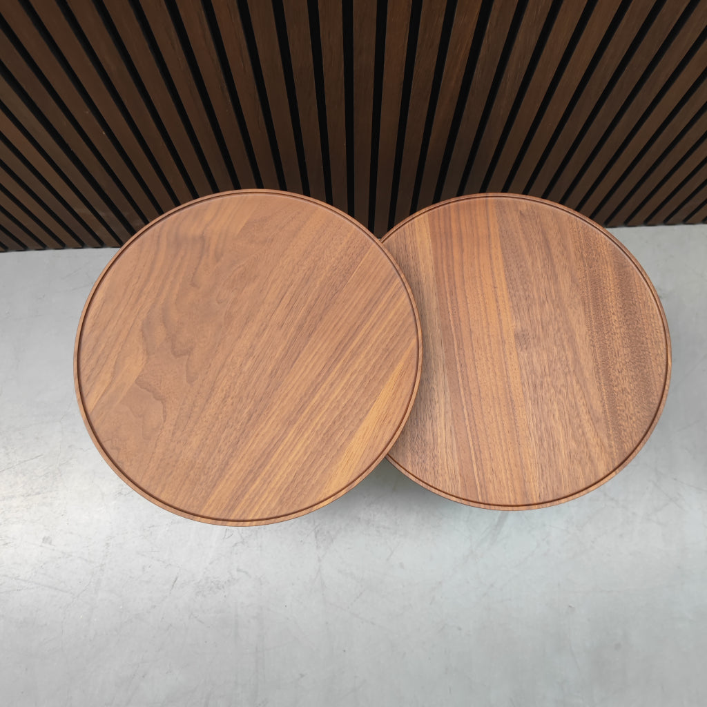 Cassina Occasional table - high American walnut