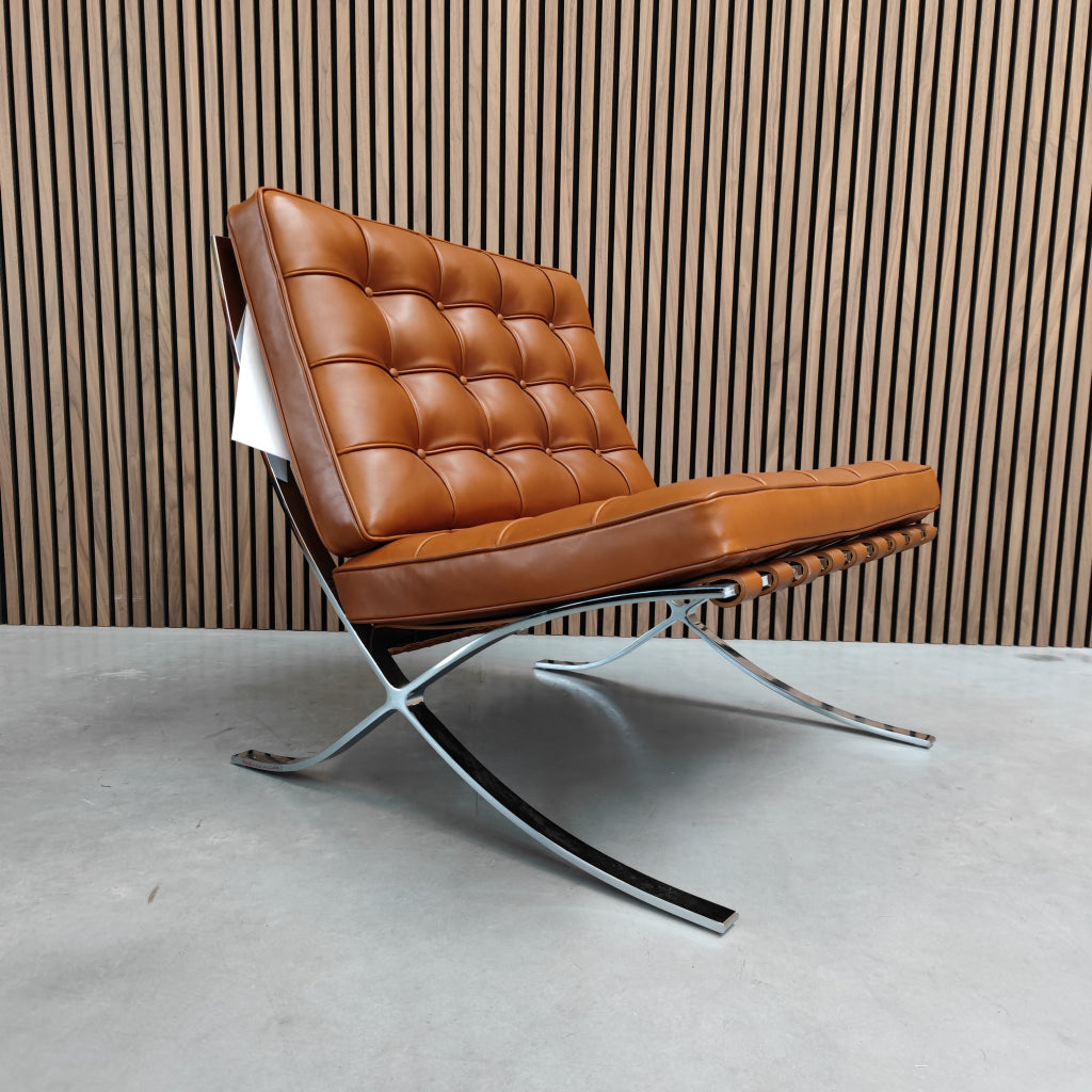 Knoll Barcelona Chair - Venezia Relax Cognac