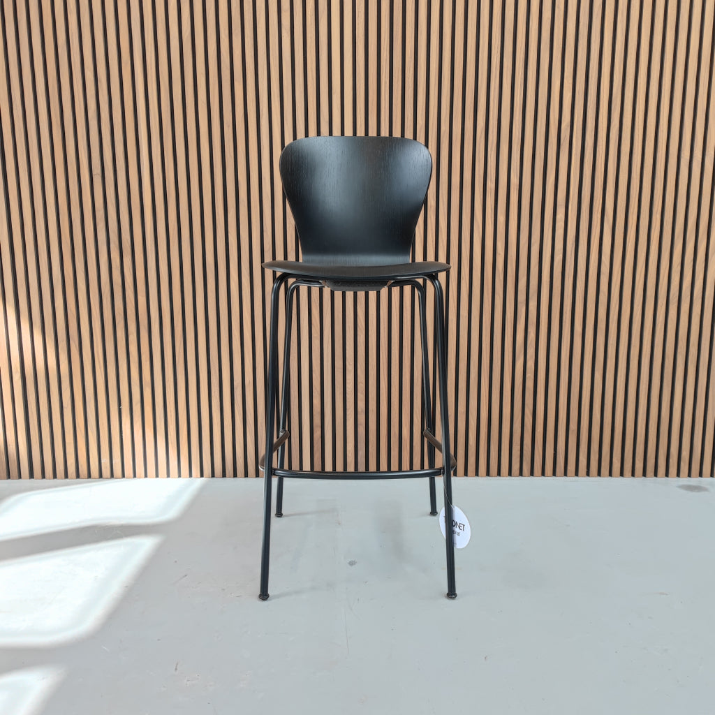 Thonet S 220 H Barkruk - zwart