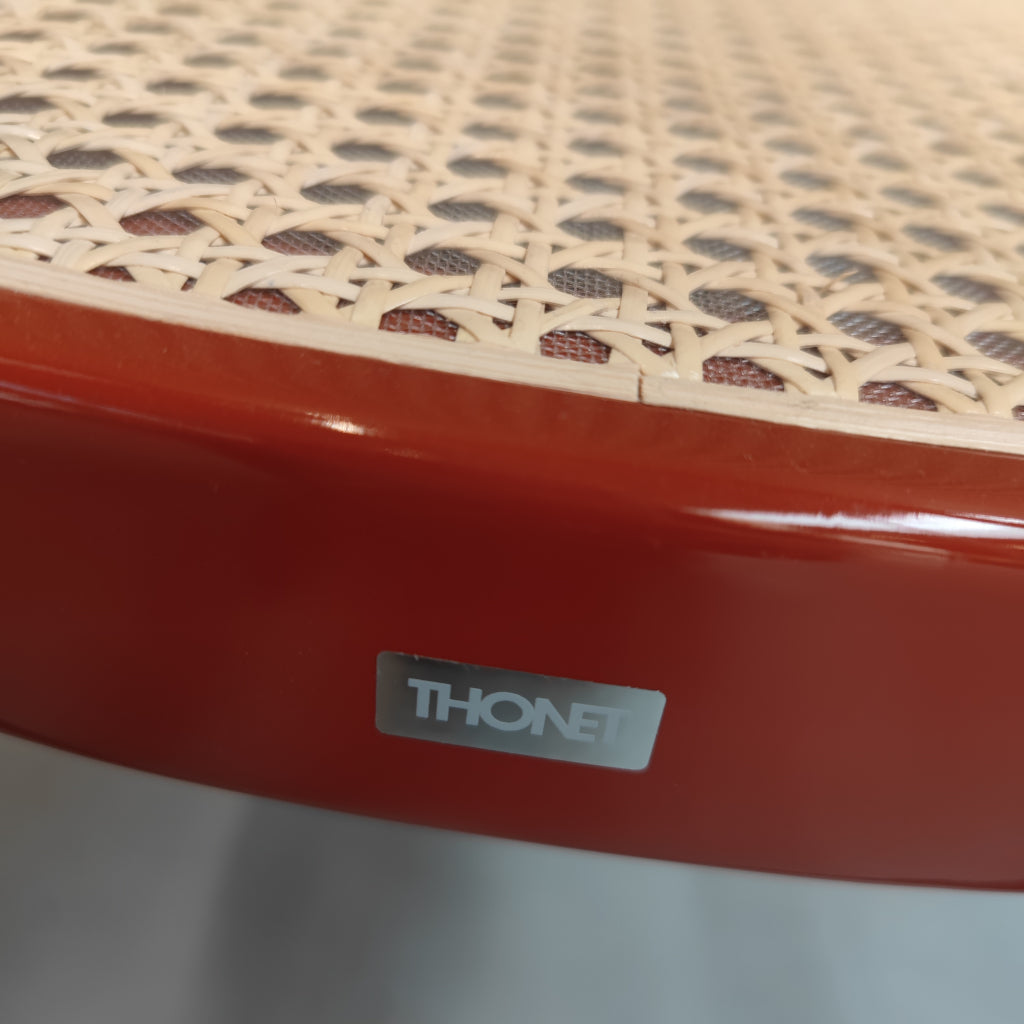 Thonet 118 - hoogglans dark red -  eetkamerstoel