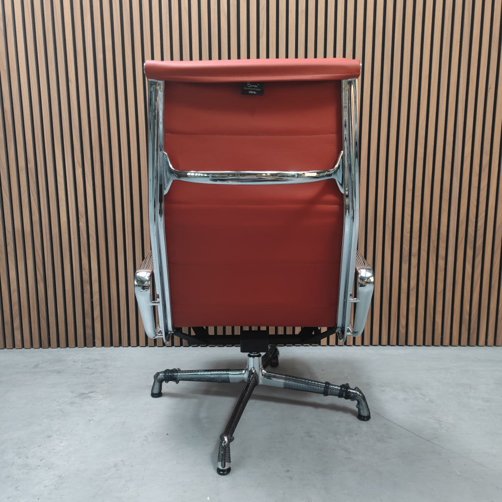 Vitra Soft Pad EA 222 Bureaustoel Red Stone