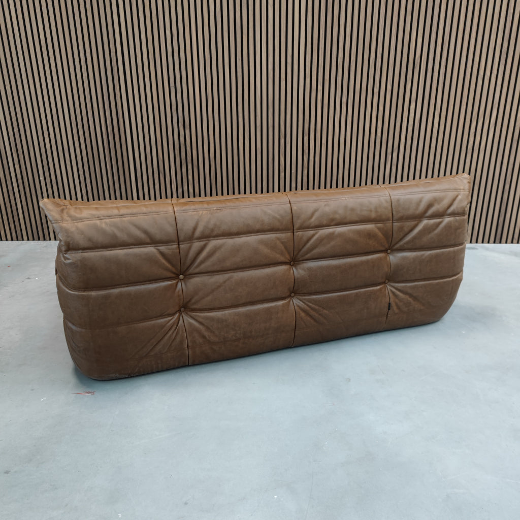 Ligne Roset Togo Large Settee 3-zits | Chocolate Natural