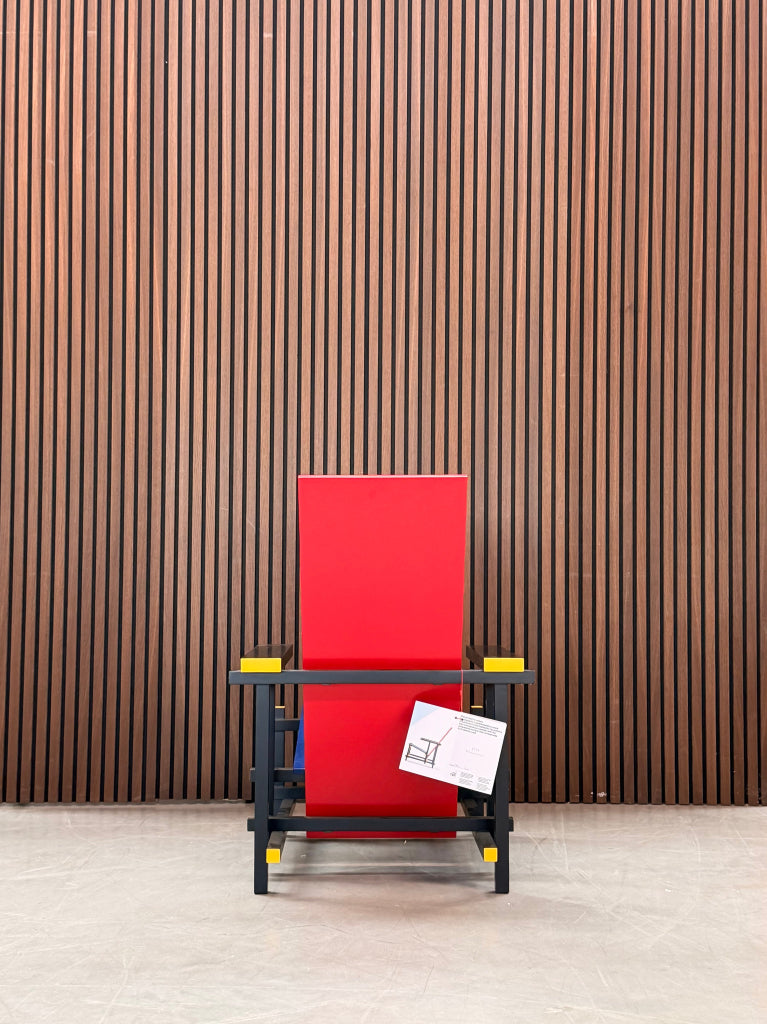 Cassina Red and Blue Chair