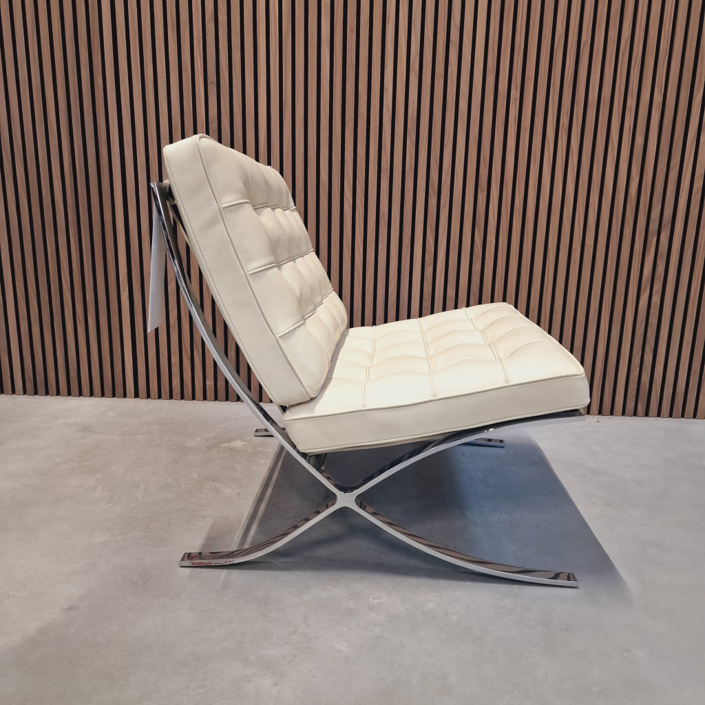 Knoll Barcelona chair - Venezia Relax Ivory