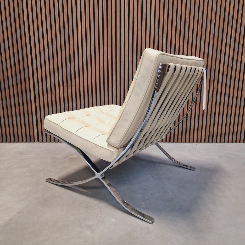 Knoll Barcelona chair - Venezia Relax Ivory