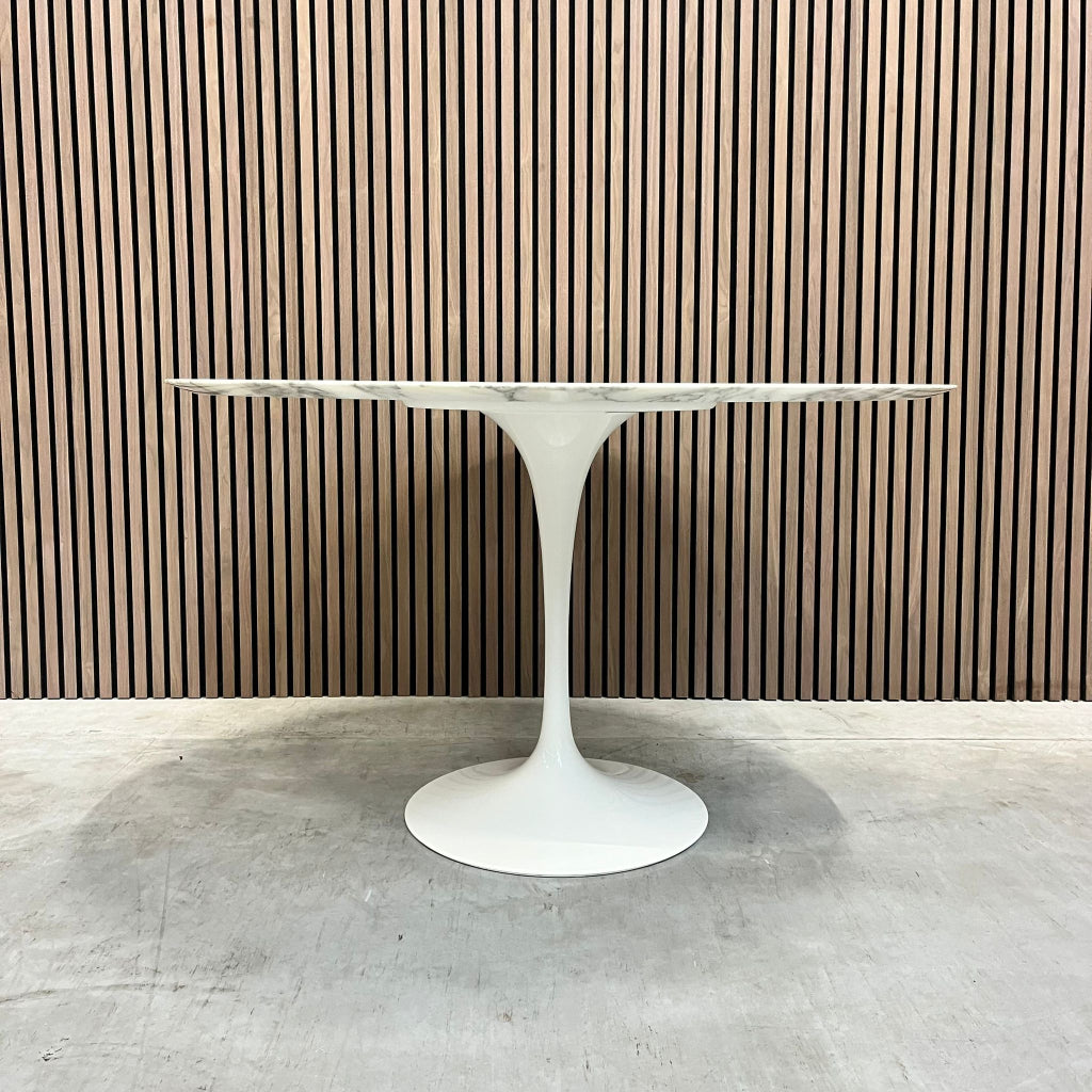 Knoll Saarinen Tulip tafel - Arabescato -  120 cm