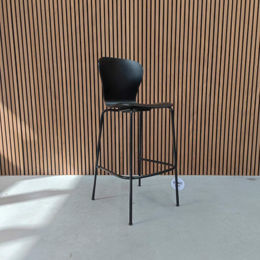 Thonet S 220 H Barkruk - zwart