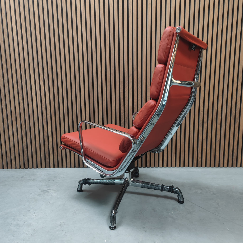 Vitra Soft Pad EA 222 Bureaustoel Red Stone