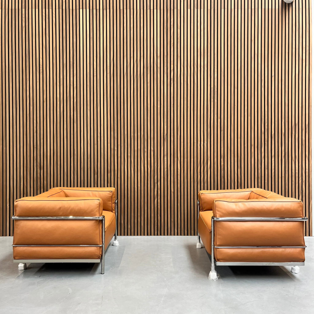 Cassina LC3 - Le Corbusier Cognac leder dons