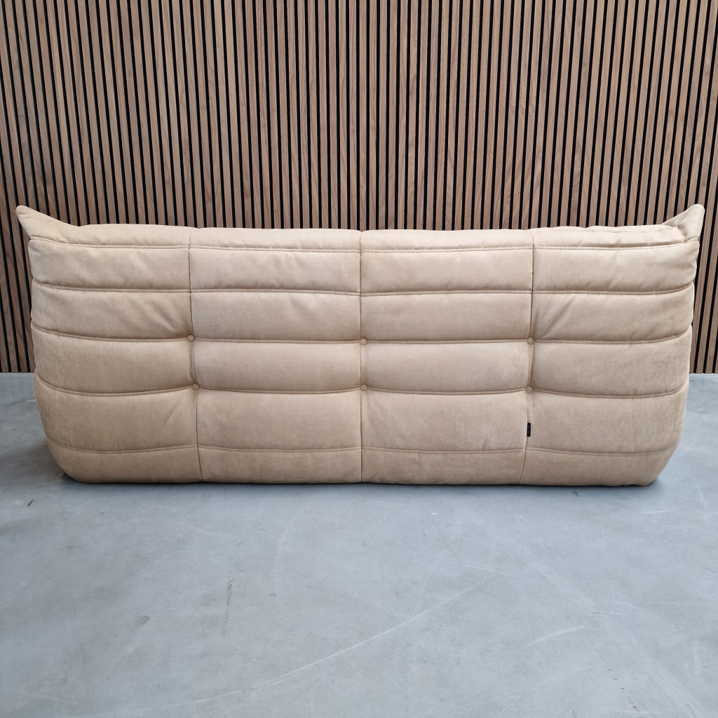 Ligne Roset Togo Large Settee 3-zits | Sand Alcantara