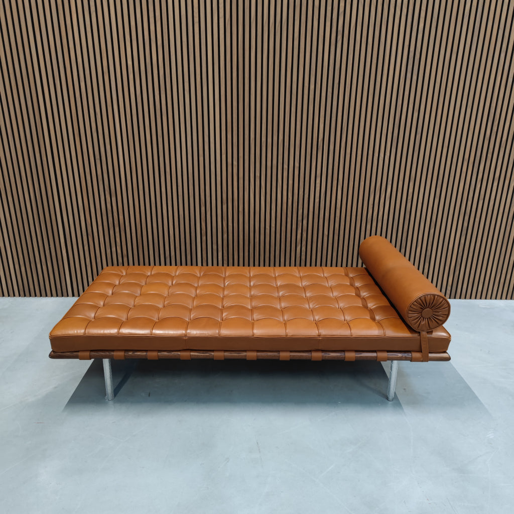 Knoll Barcelona Daybed - Venezia Relax Cognac