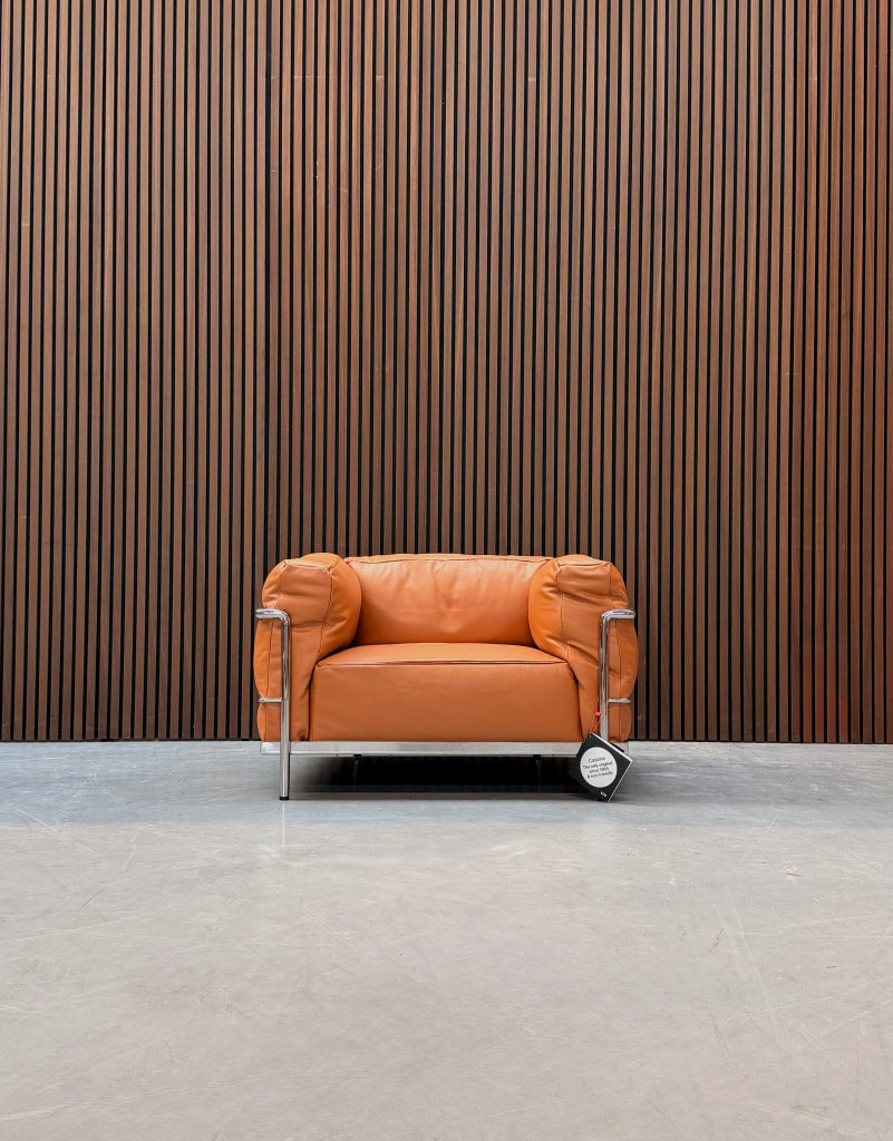 Cassina LC3 - Le Corbusier Cognac leder dons