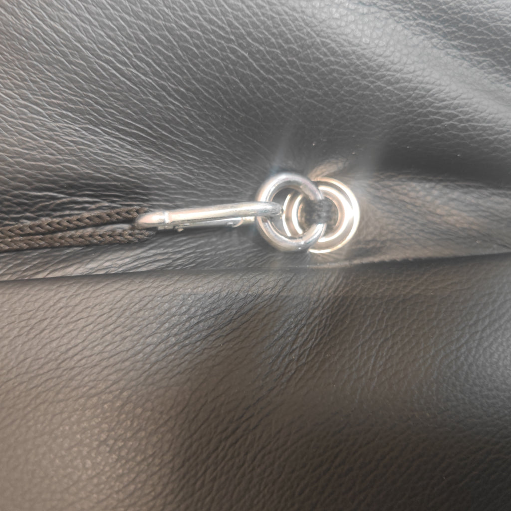 Vintage B&amp;B Italia Camaleonda element  Zwart leder