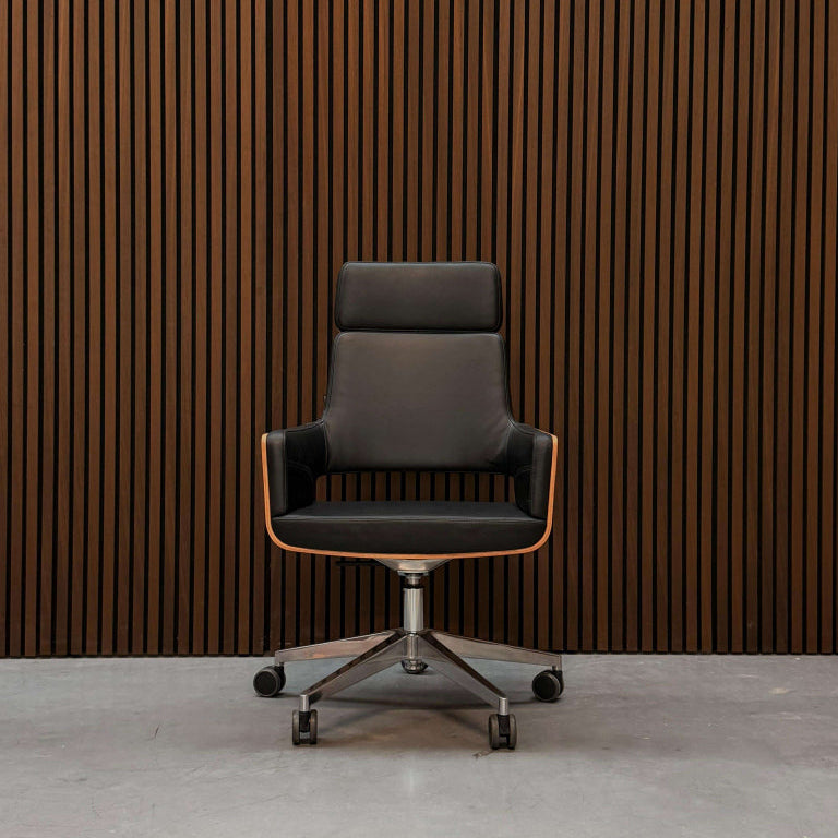 Thonet S 845 DRWE Office Chair – Walnut & Chrome