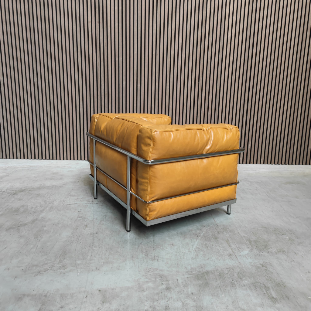 Cassina LC3 - camel naturel leder