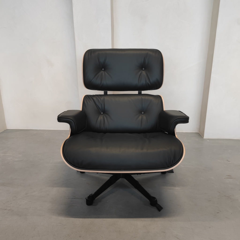 Vitra Eames Lounge Chair  Palisander - Nero F leder