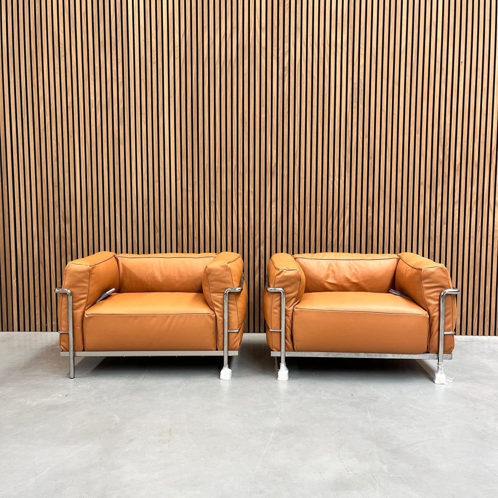 Cassina LC3 - Le Corbusier Cognac leder dons