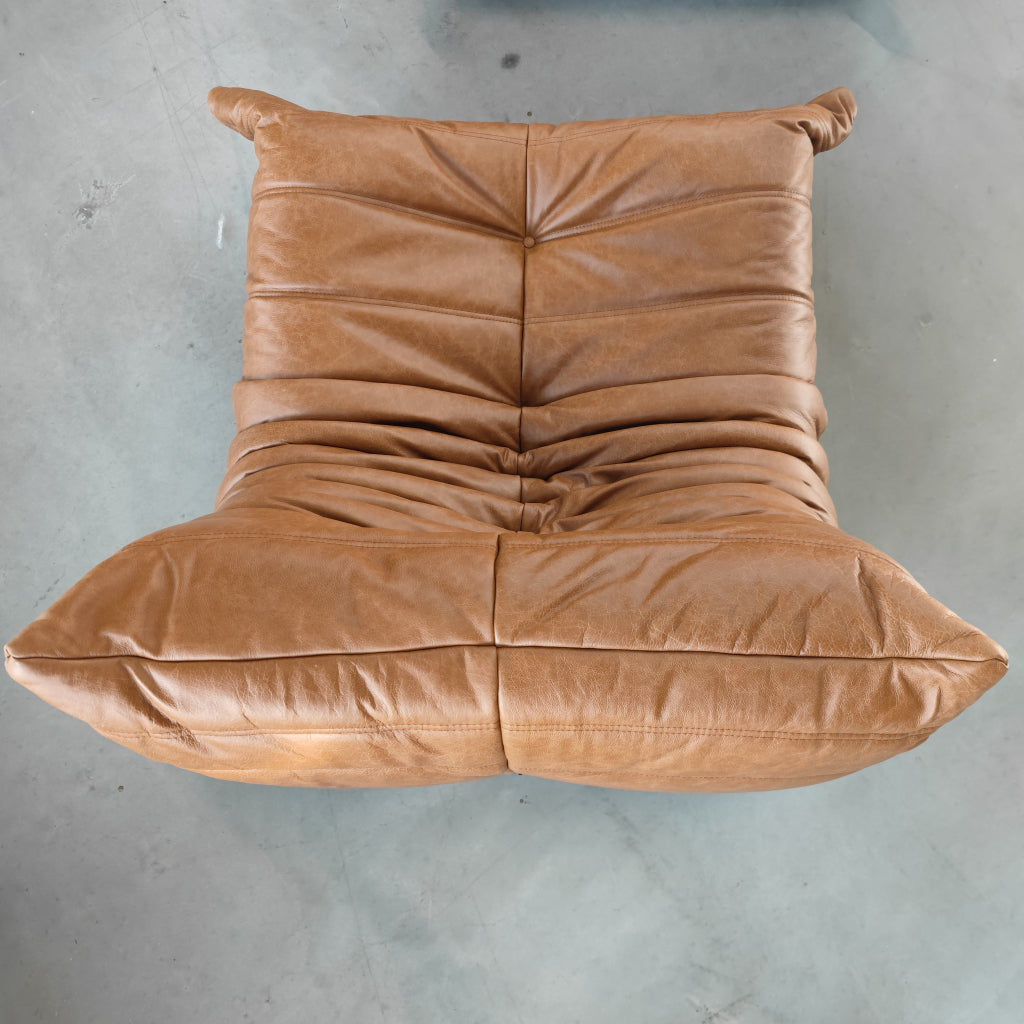 Ligne Roset Togo Modulaire Set | Cognac Leder