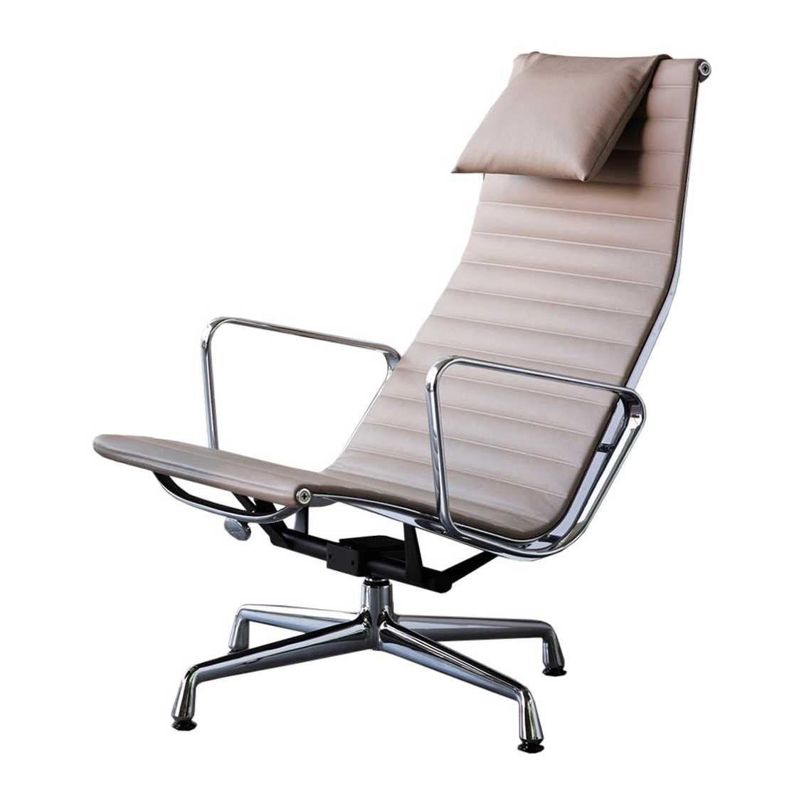 VITRA Eames Aluminium Chair EA 124 Loungechair