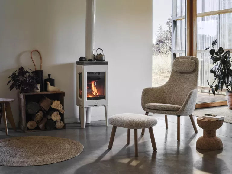 Vitra Hal loungestoel met Ottoman