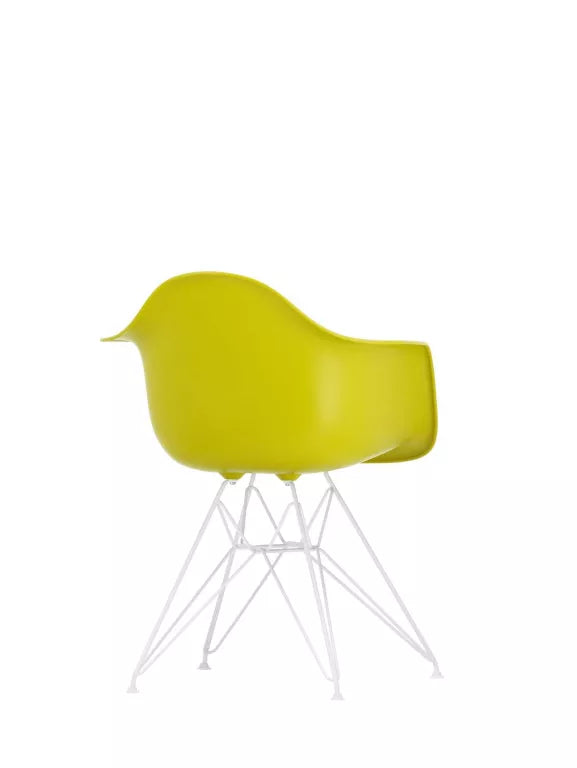 Vitra Eames DAR stoel wit gepoedercoat onderstel