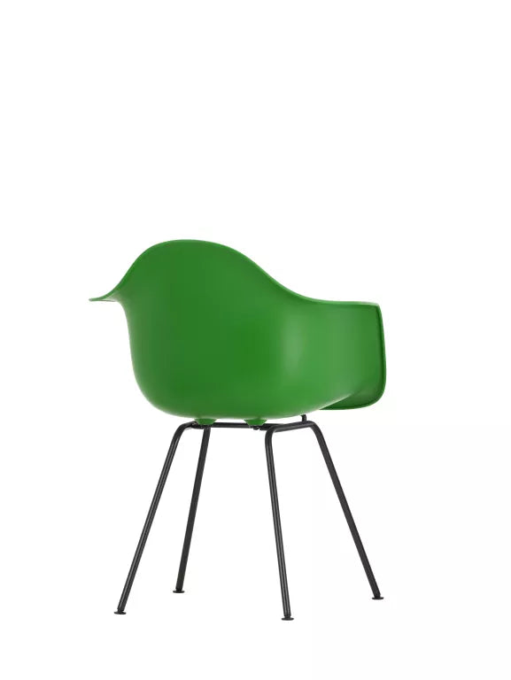 Vitra Eames DAX stoel zwart gepoedercoat onderstel