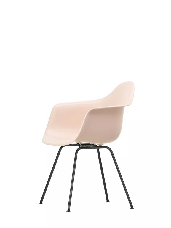 Vitra Eames DAX stoel zwart gepoedercoat onderstel