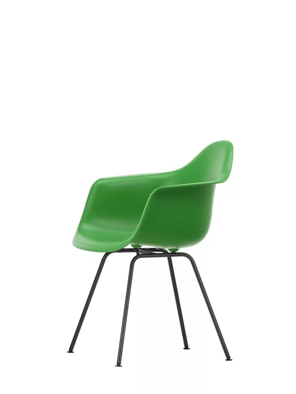 Vitra Eames DAX stoel zwart gepoedercoat onderstel