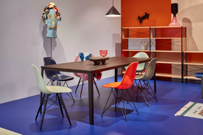 Vitra Eames DSW Fiberglass stoel essen honing