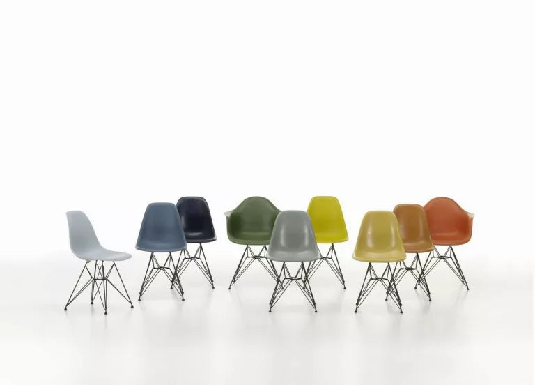 Vitra Eames DSX chair black powder coated base