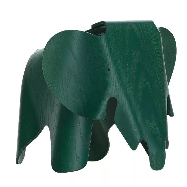 Vitra Eames Elephant Plywood Children's Chair Dark Green