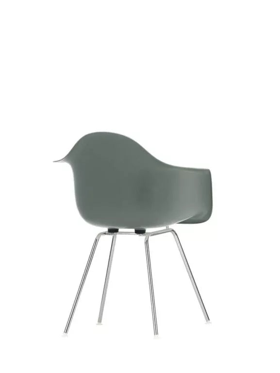 Vitra Eames DAX Fiberglass stoel chroom