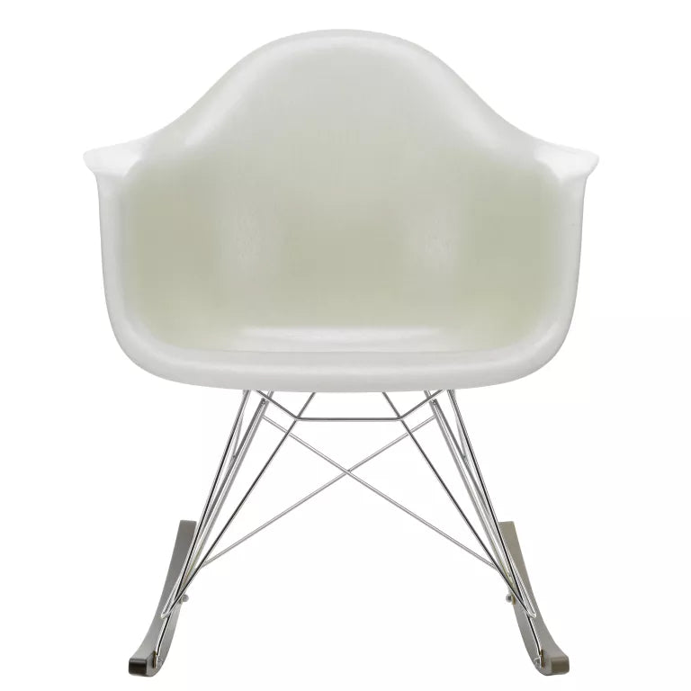 Vitra Eames RAR Fiberglass schommelstoel esdoorn donker