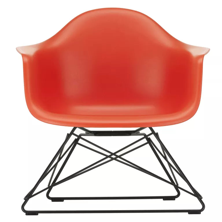 Vitra Eames LAR loungestoel zwart onderstel