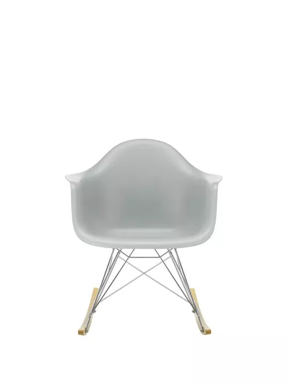 Vitra Eames RAR schommelstoel esdoorn chroom