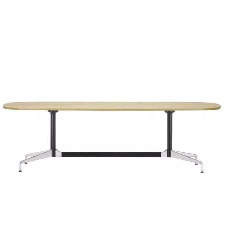 Vitra Eames Segmented Tafel 240 basic dark gepolijst eiken naturel