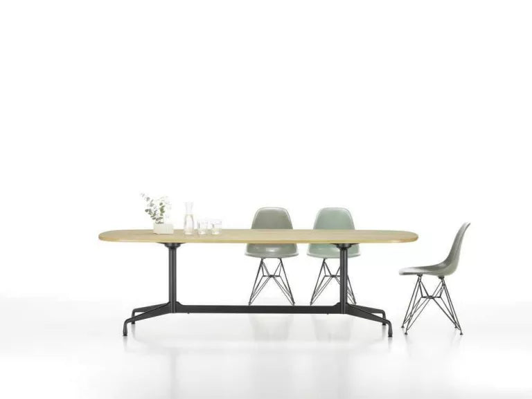 Vitra Eames Segmented Tafel 240 poedercoat deepblack