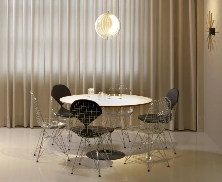 Vitra Eames Wire Chair DKR stoel verchroomd onderstel