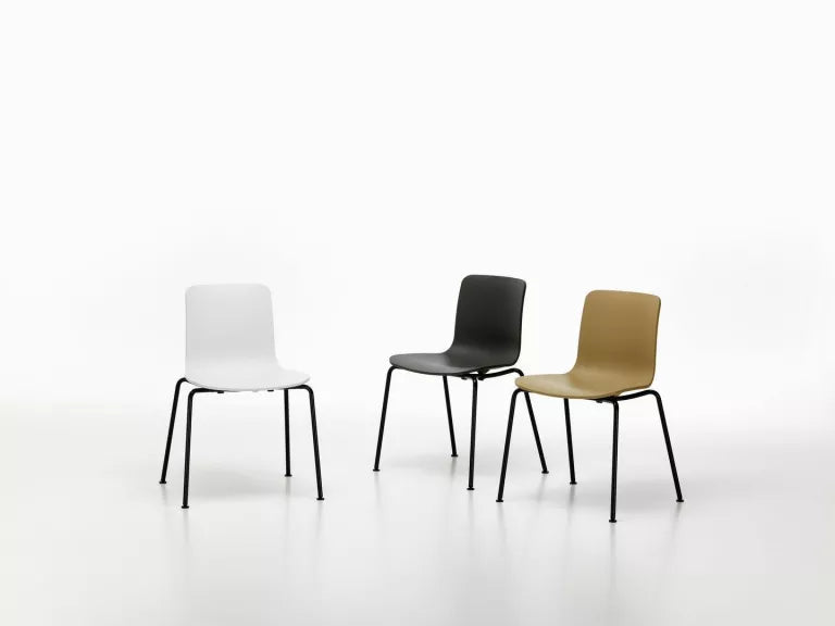 Vitra HAL RE stoel basic dark onderstel