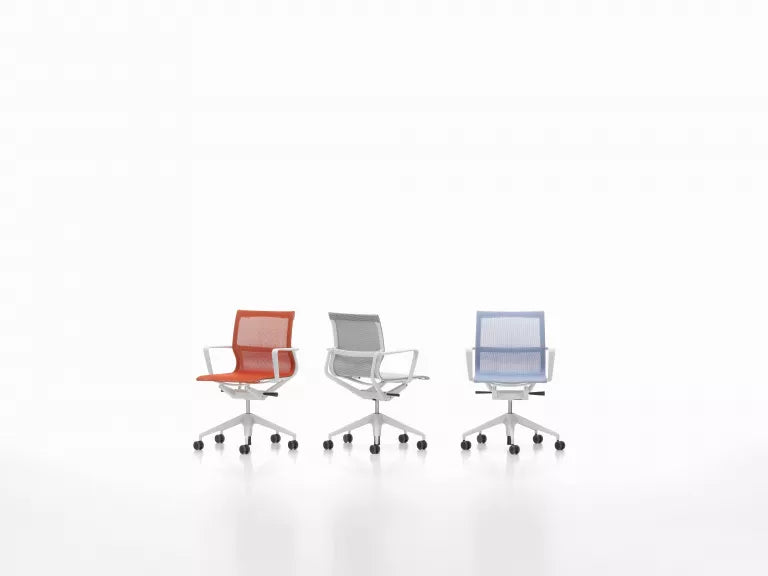 Vitra Physix bureaustoel soft grey onderstel