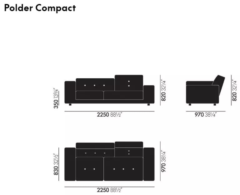 Vitra Polder Compact bank