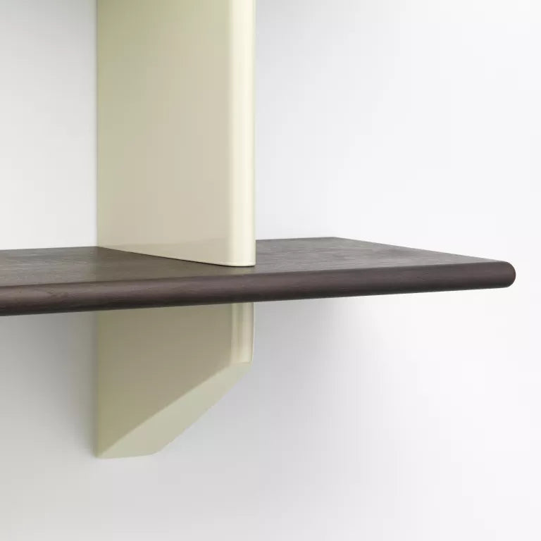 Vitra Rayonnage Mural wall shelf dark oak