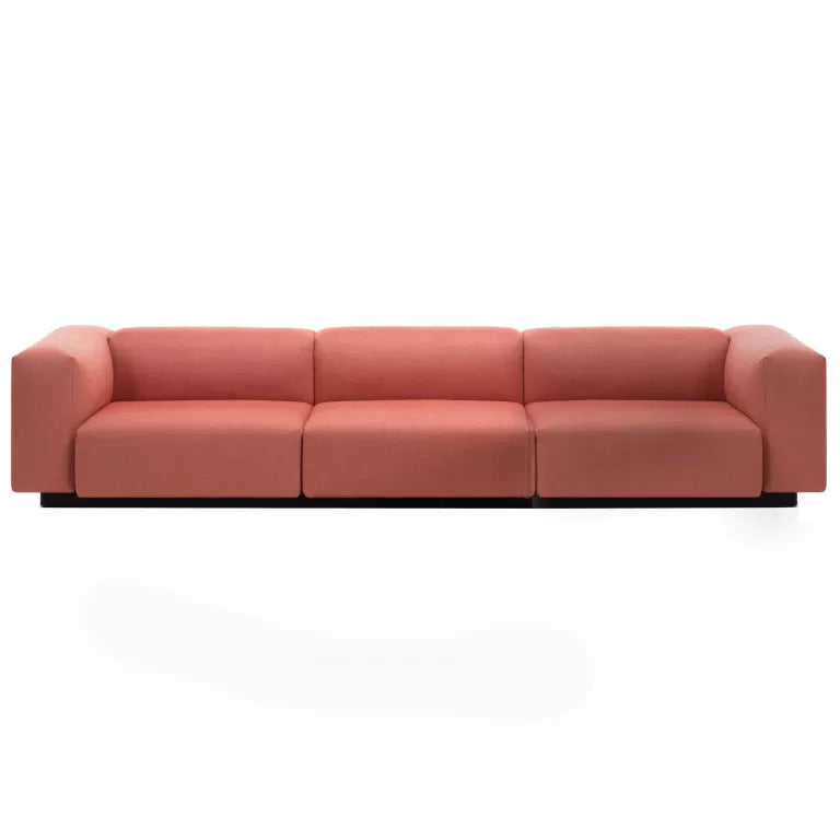 Vitra Soft Modular sofa 3-seater volo brick