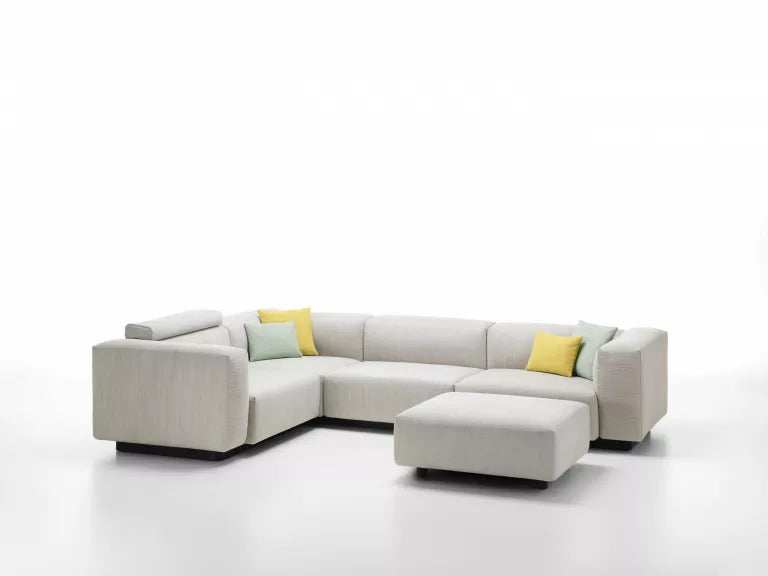 Vitra Soft Modular sofa 3-seater volo brick