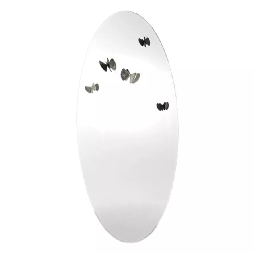 Mogg Bice mirror with butterflies mix oval