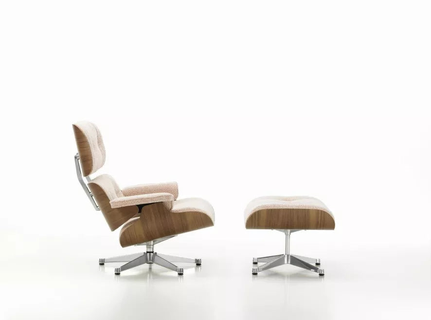 Vitra Eames Lounge chair met Ottoman fauteuil Nubia