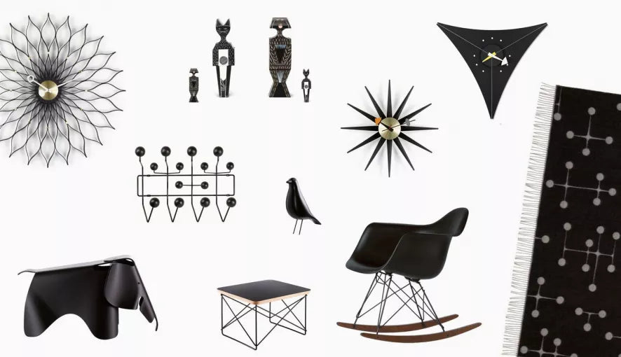 Vitra Hang it all wandkapstok Black Collection